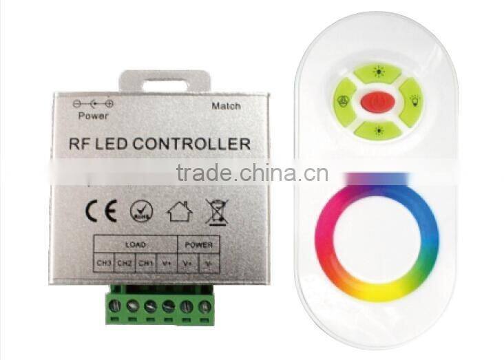 AC85~265V 50/60Hz 14keys RF 24G Packet Radio wireless to tuch controller/Dimmer for led strip light