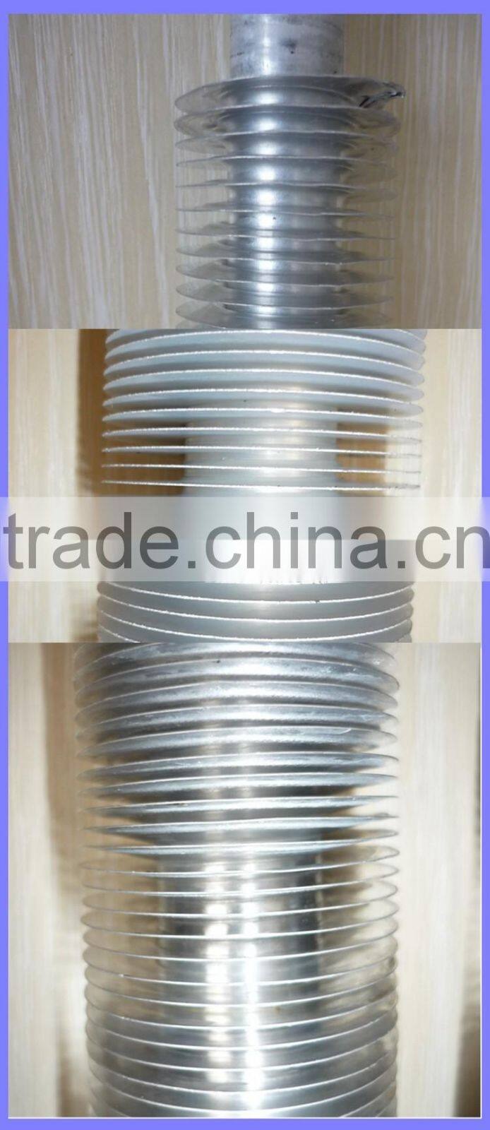 LL type aluminum 1060, wound steel tube, spiral fin tube, application heat exchange