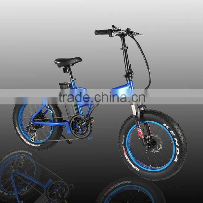 20" foldable Fat electric bike in china