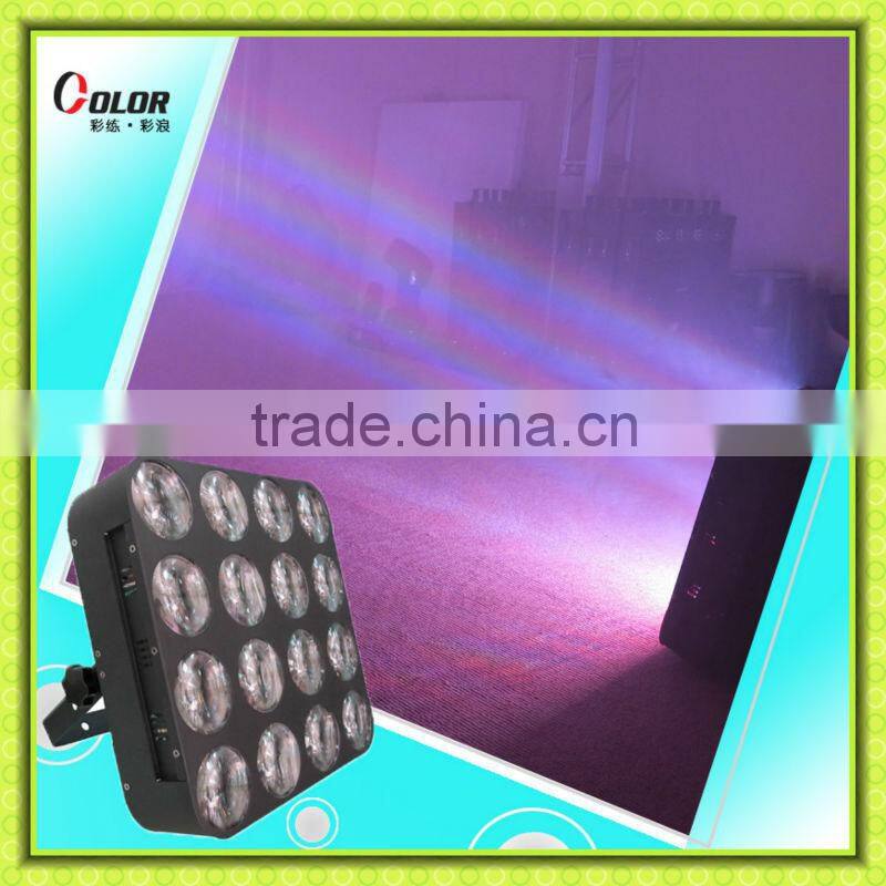 matrix beam led blinder panel 16*30w rgb led wedding stage decoration
