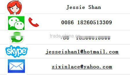 Machine embroideried dry chemical lace