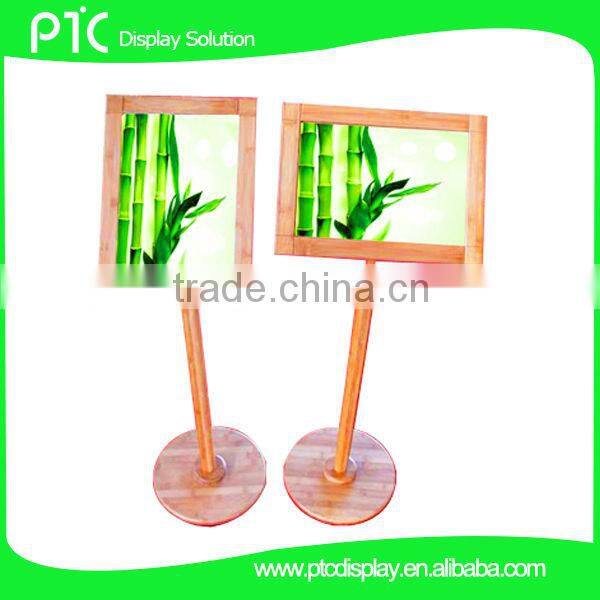 Bamboo sign board