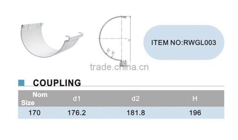 Best Quality PVC Rain Gutter Coupling