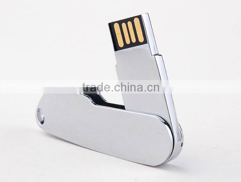 Silver metal usb pendrive 16mb~32gb