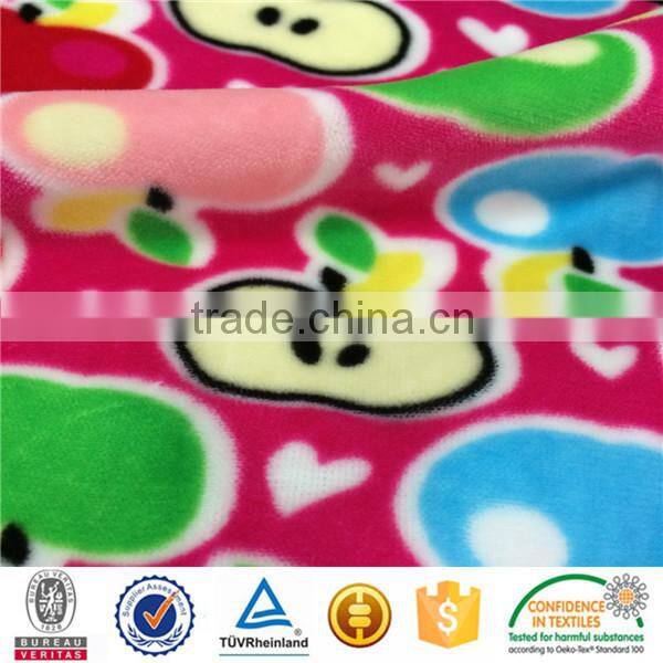 Polyester Spandex Digital Print Knit Fabric For Dress