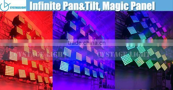 36X12.8W Quad RGBW 4 IN 1 Magic Matrix Pannel Moving Head