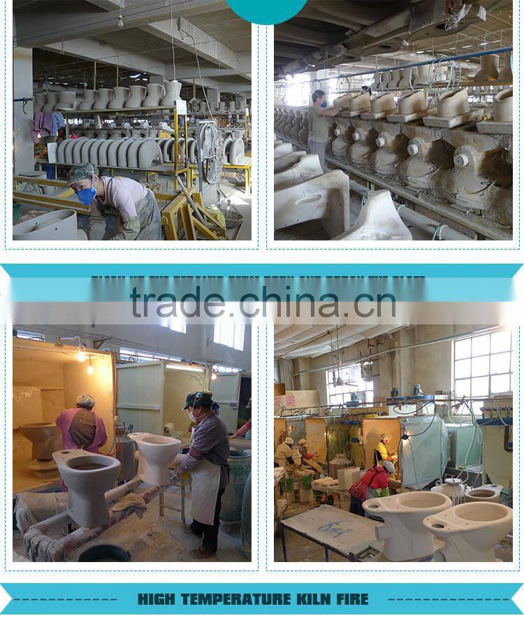 Wall hung ceramic toilet and P-Trap sanitary ware European Toilet flushometer toilet bowl