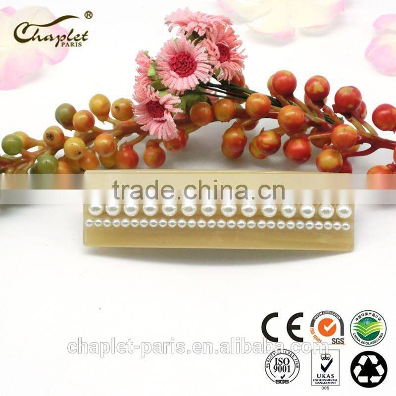 fashion hair barrette with pearl