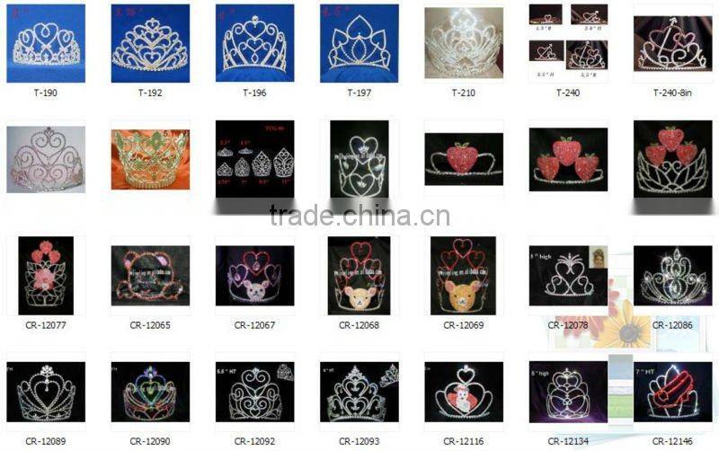 cute bear family tiara with butterfly sweet candy crown set