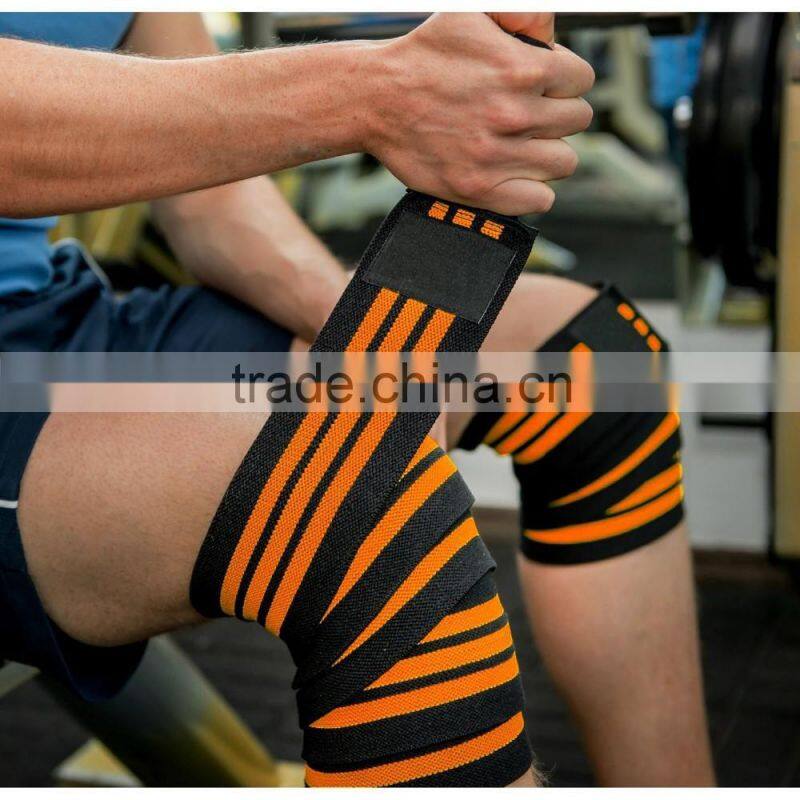 Knee Wraps Work For weight lifting /Power Knee Wraps