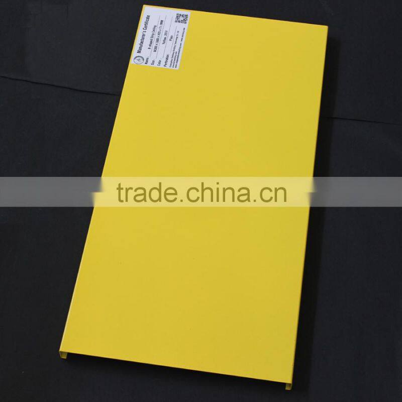 PVDF Coating Suspended Metal Ceiling Aluminum B - shaped Open Strip Ceiling