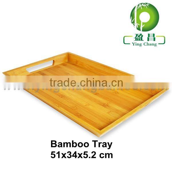 durable bamboo storage tray