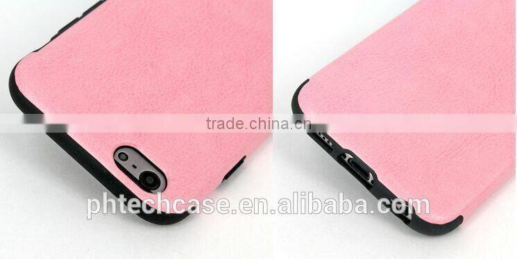 Colorful Luxury Soft TPU PU Leather Back Cover Case for iPhone 6 4.7 Inch
