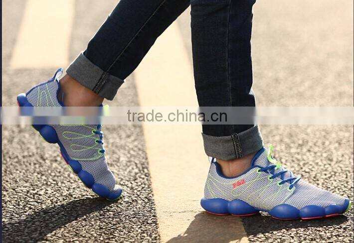 2016 fashion breathable running shoes lace-up sport shoes casual shoes