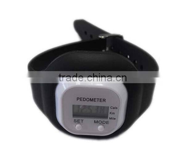 Silicone Digital Multifunction Watch style digital pedometer