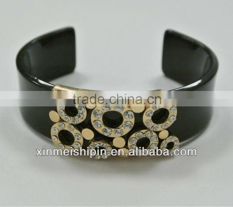 New Design Fashion Adhesive Crystal & Bracelet bangle NE004