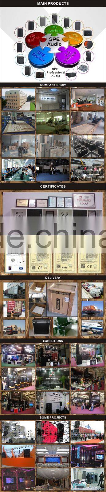 SPE Audio, Line array speakers, LA-QSUB 18 inch speaker subwoofer box 800W, birch plywood cabinet