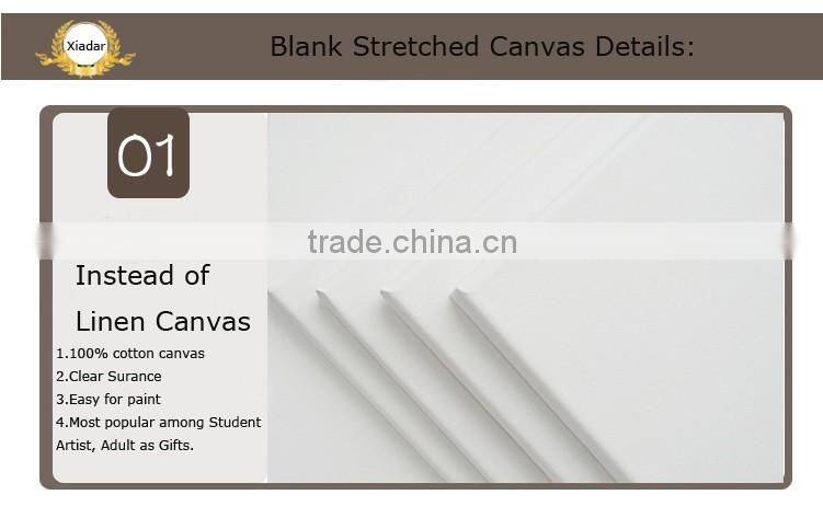 BPK101 Blank stretched cotton canvas for you to paint painting