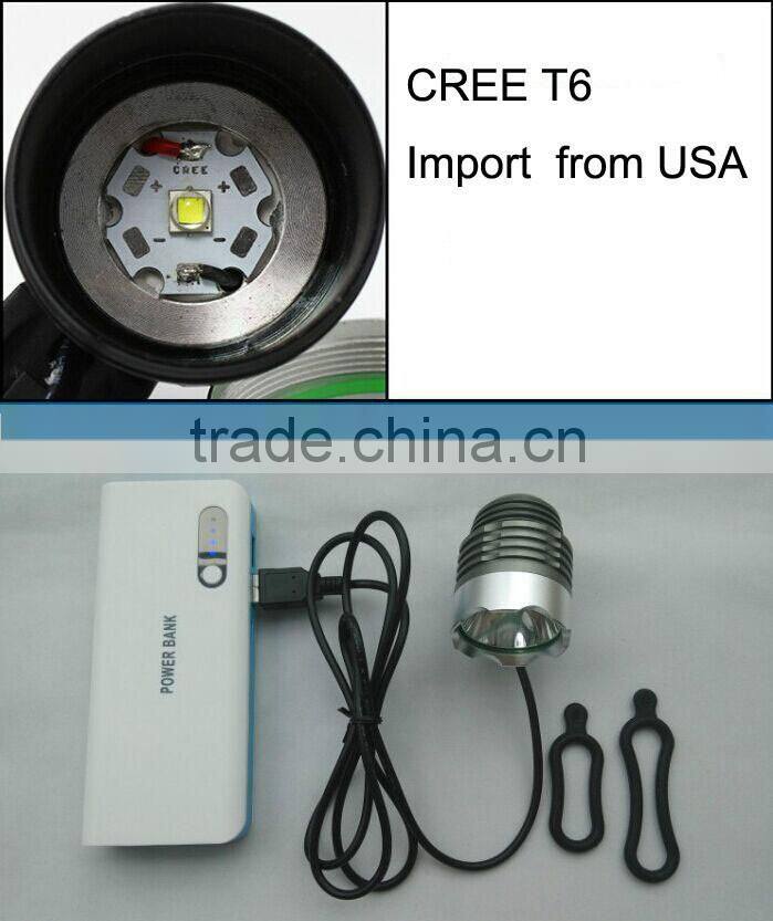 YZL805U USB Rechargeable XM-LT6 LED Head Light Front Light LED for bike light