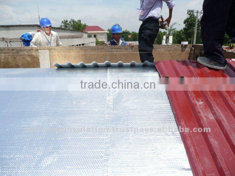Aluminum Foil fireproof foam Insulation for construction