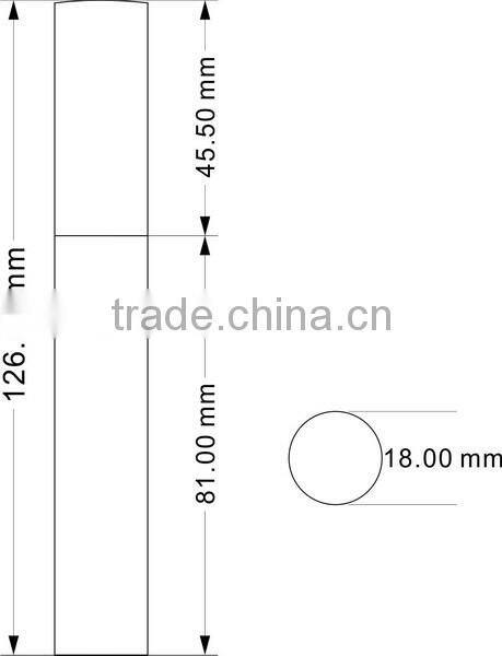 2015 Eye makeup dark blue empty mascara tube packaging