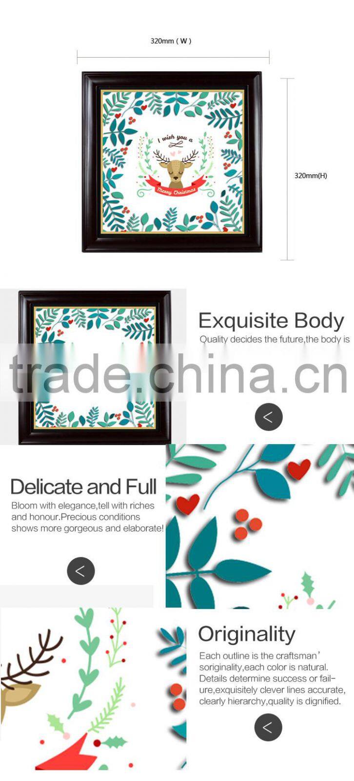 Wholesale beautiful custom modern activated carbon art painting frames