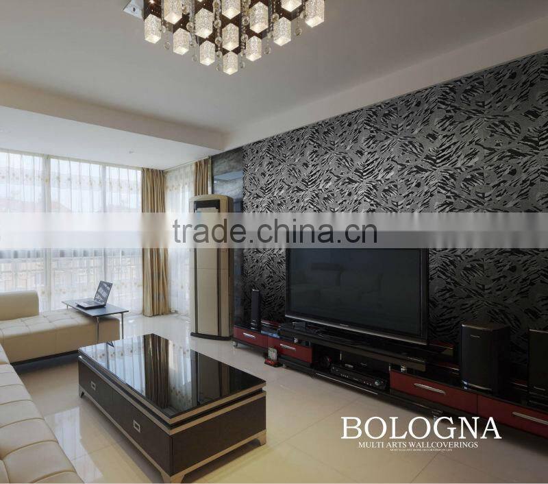 Hot fashion non-woven simple design wallpaper for home decoration