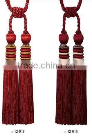 fashion rayon curtain tassel