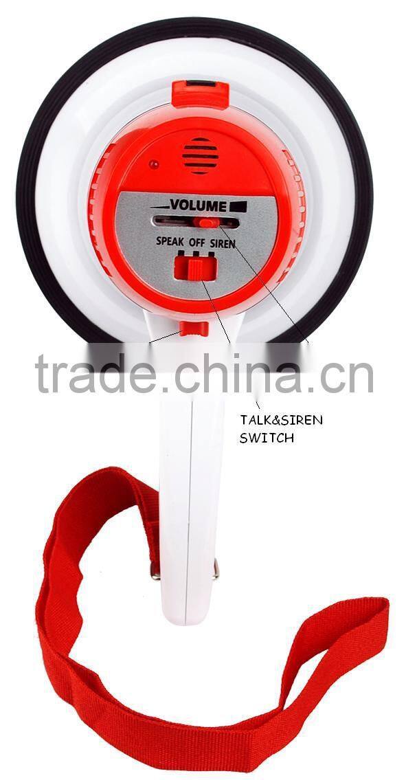 10W Evacuate Rescue Siren Alarm Emergency Call Handheld Megaphone School factory