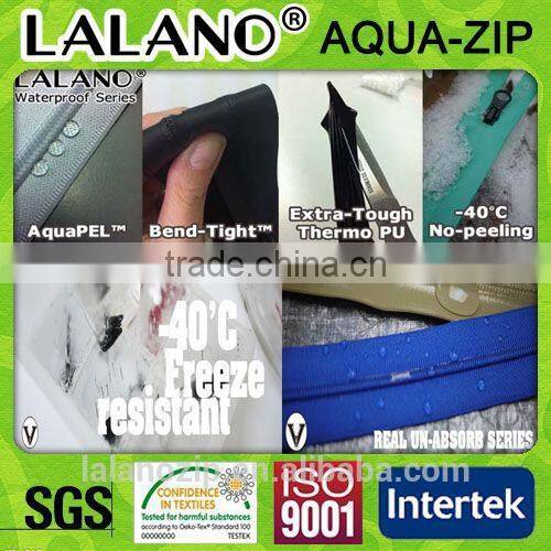 NO.7 open end seamless zipper for mattress cover with neon green fashion color
