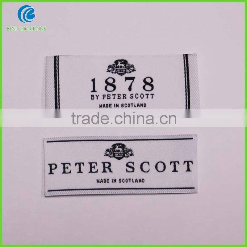Custom Art Logo Woven Labels Personalized Sewing onto Clothing/ Garment Labels
