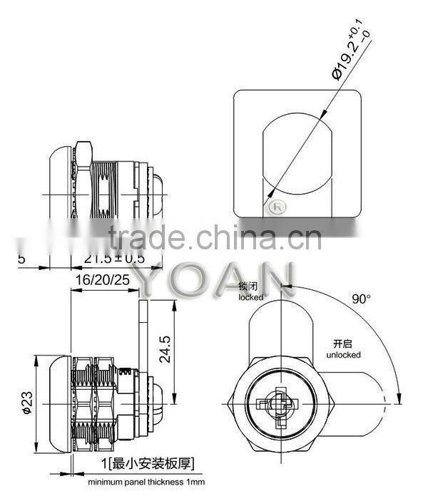 sw-105 cam storage cabinet locks