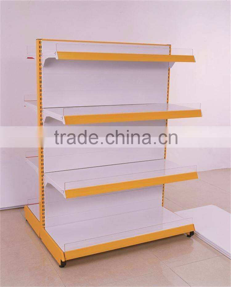 Double Sided Floor Standing Cosmetic Display Shelves