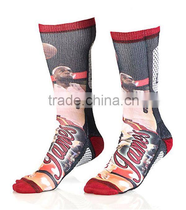 wholesale custom make all over print dye sublimated socks