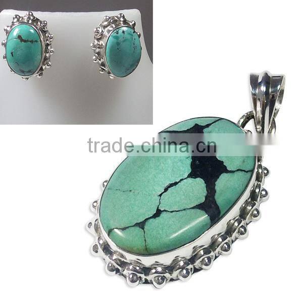 Wholesale jewelry semi precious jewelry solid 925 sterling silver sets