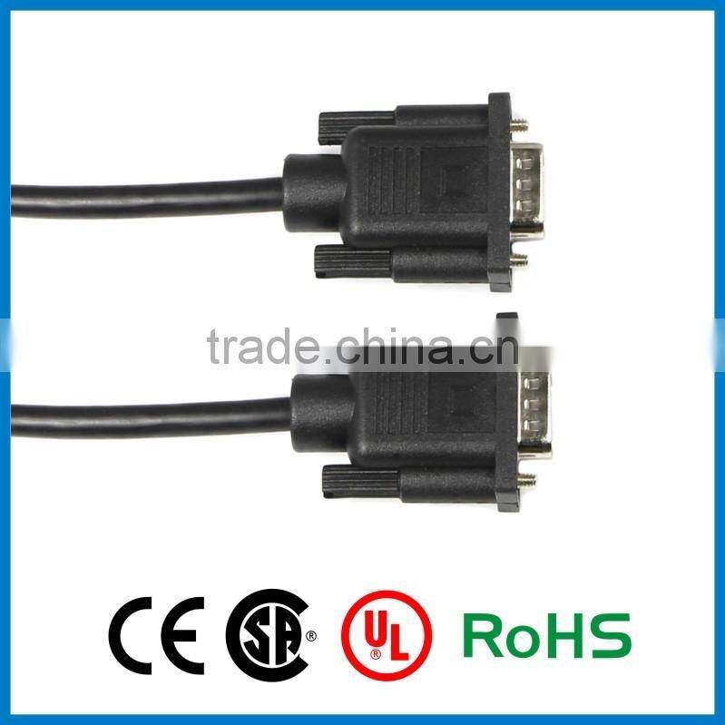 APBG custom nickel plated vga cable male to male