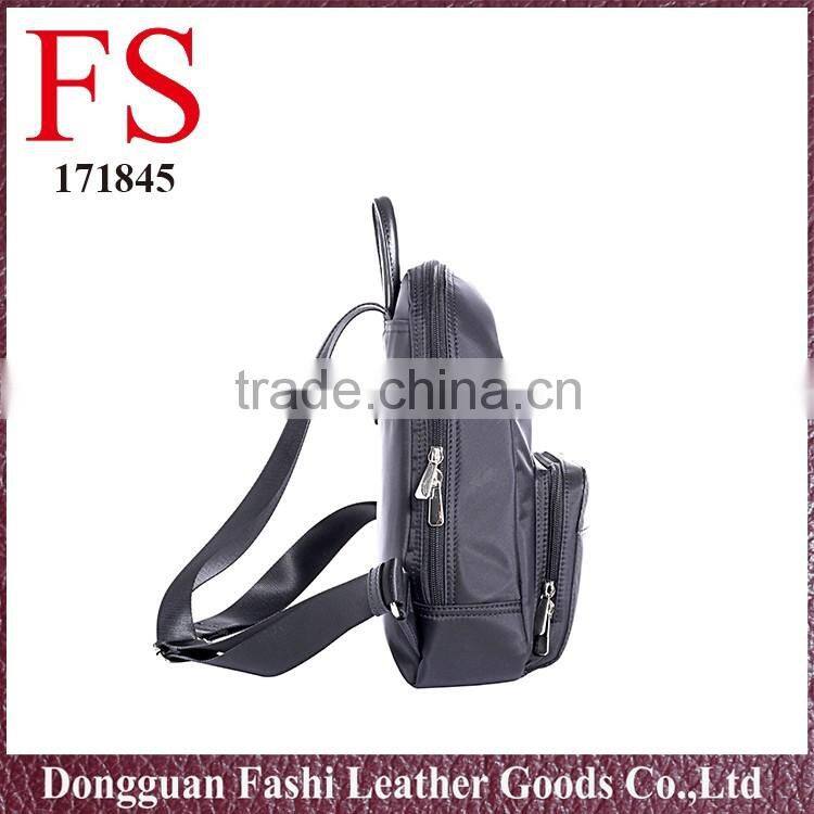 leatherette large capacity fashion backpack for business man