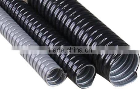 PVC coated flexible conduit for electrical wire