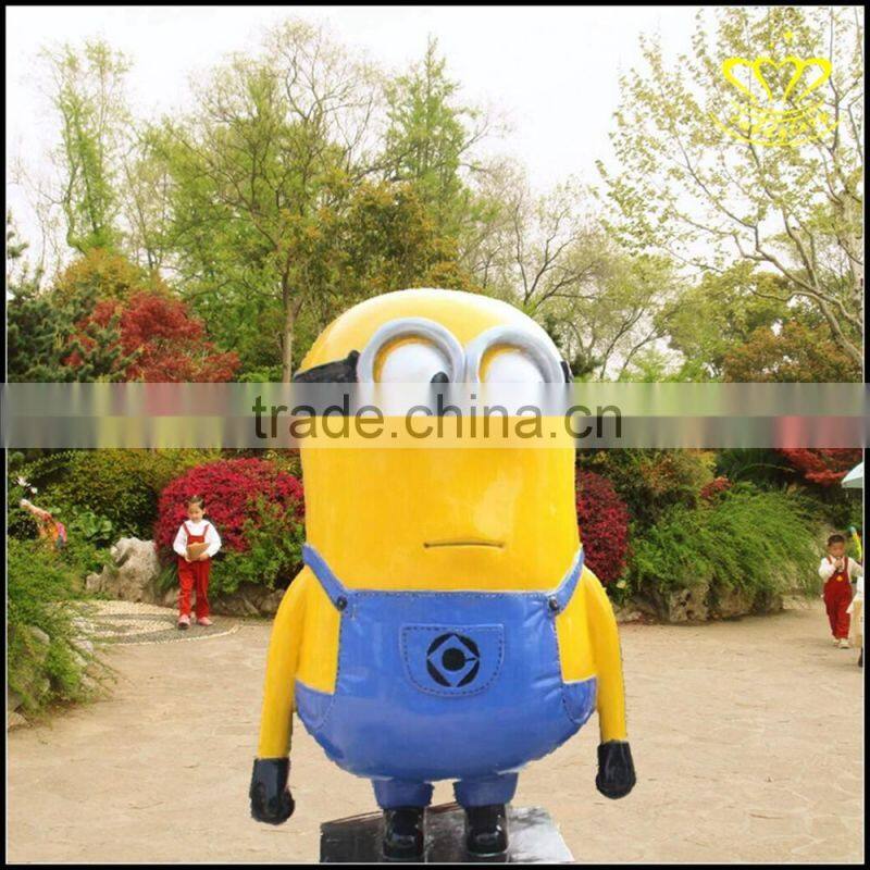 Custom outdoor landscape sculpture FRP cartoon Mitch Mini painting exhibition decorative sculpture