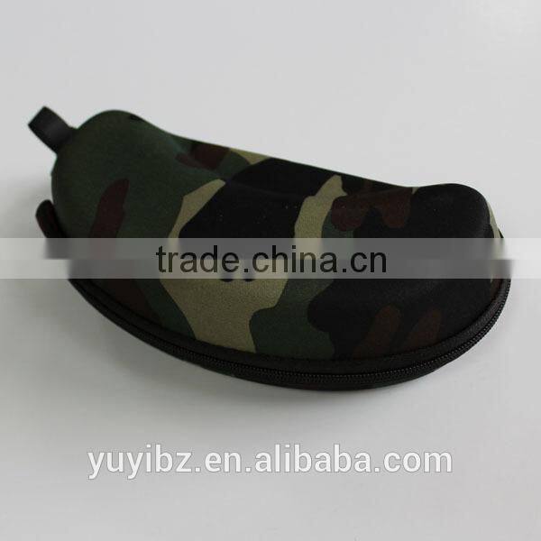 Camo EVA sunglasses case sporting hard shell case