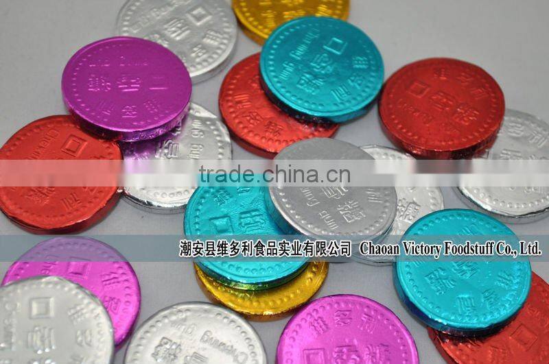 Colorful Coin Chewing Gum