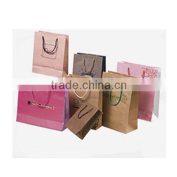 Custom paper supermarket shopping bag