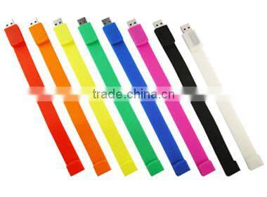 Plain Color Usb, Silicone Bracelets Usb, 1GB-32GB Usb