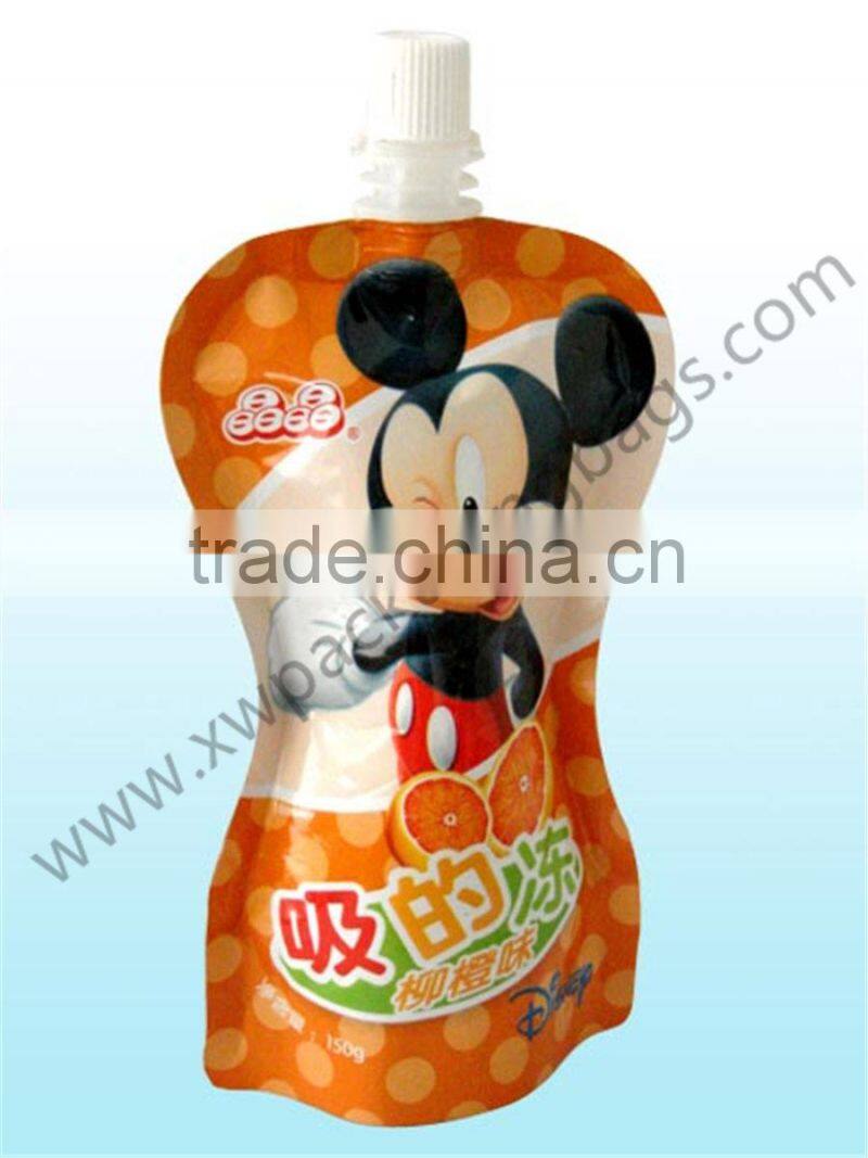 spout bag for beverage