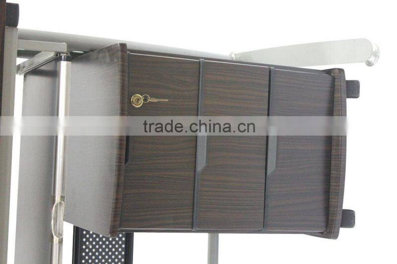 GX-806 wooden office table with lock drawer