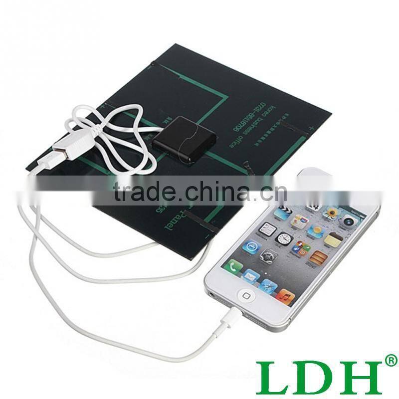 Portable 6v 3w 580-600MA Smart solar panel USB Solar Battery Charger For iPhone PDA Smart Phone MP3 MP4 Outdoor Travel