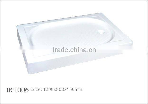 Export rectangle-shape with 150mm height shower basin (TB-B001B)