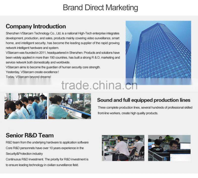 VStarcam home security camera 24 hours recording motion detection alarm kit wireless cam