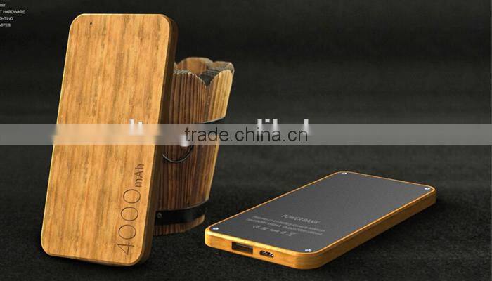 Power Bank Wood 4000, Wooden Charger Factory, Wood Power Bank