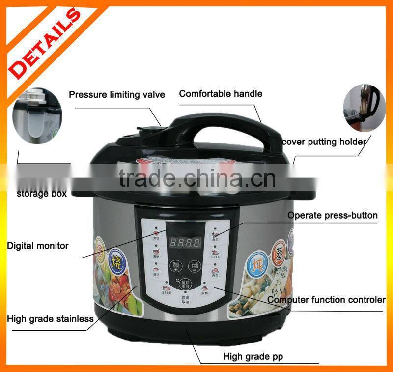 silicone egg electric pressure cooker with stainless steel inner pot for car 4 liter